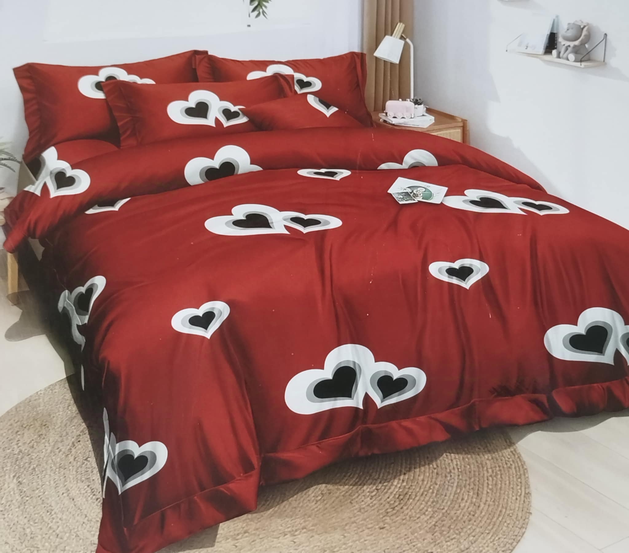 6 TEILIGE BETTWÄSCHE